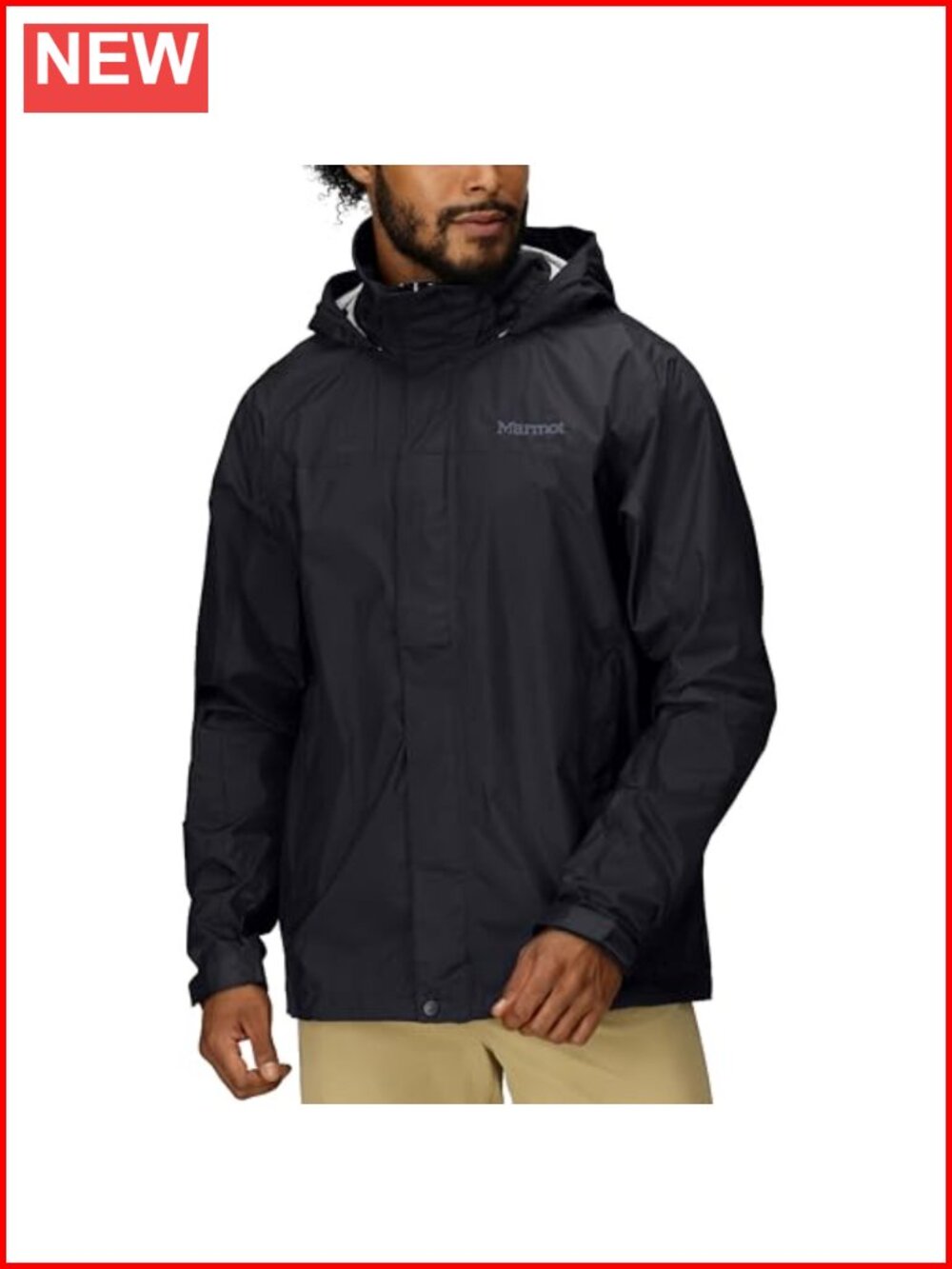 Marmot Precip Eco Waterproof Rain Jacket Recycled Nylon Ripstop Packable